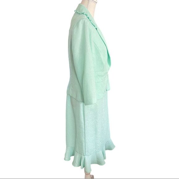 Danny & Nicole 2-piece Mint Green Blazer & Dress Set Size 10 - Picture 7 of 16